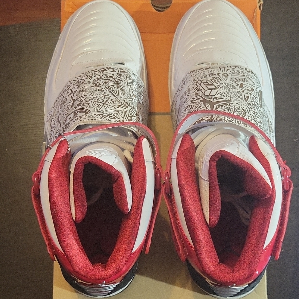 Air Jordan 20 Retro Fusion (AJF 20) "White/Varsity Red" (2008) Mens 15 BRAND NEW - Picture 6 of 13